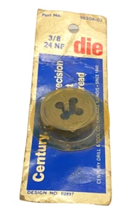 New Century Tool 3/8" x 24 NF - hexagonal, fijo, troquel de roscado - Imagen 1 de 4