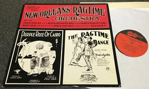 1058-NEW ORLEANS RAGTIME ORCHESTRA-1ST PRESS 1971 ARHOOLIE VINYL LP (VG+/M-) - Picture 1 of 5