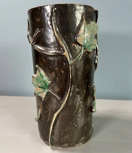 Studio Pottery Vase Old But Different And Signed - Picture 1 of 8