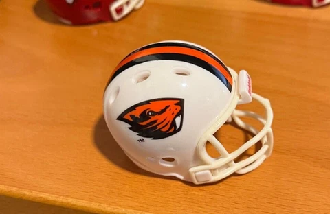 Riddell pocket pro football helmet Oregon State Beavers REVOLUTION style WHITE Cover