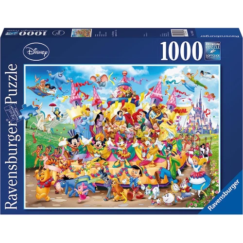 Puzzle 1000 Disney - Carnevale Variopinto by Ravensburger