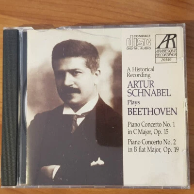 ARTUR SCHNABEL Plays Beethoven Piano 1&2  EX/VG+(CD) - Bild 1 von 4