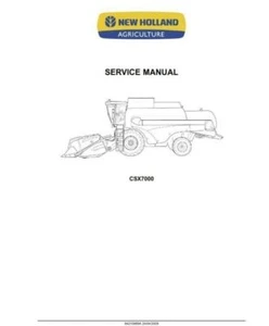 New Holland CSX7000 Combine Dealers Workshop Manual Delivered Today - Picture 1 of 5