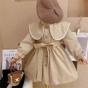 Coat for Girl Kids Fashion Jacket Children Collar Coat Baby Girls Casual Outer - Picture 1 of 17