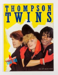 THOMPSON TWINS Rare music supplement book MELODY MAKER STAR FILE MAGAZINE vtg UK - Picture 1 of 1