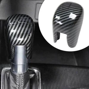 ABS Carbon Fiber Gear Shift Knob Shifter Cover Trim for Honda CR-V CRV 2023-2024 - Picture 1 of 6