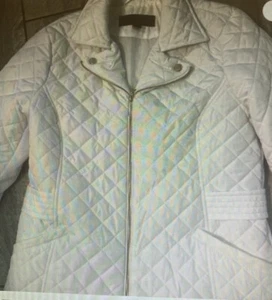 NUEVO CON ETIQUETAS Marc New York Por Andrew Marc - Chaqueta Acolchada Blanca Talla XL Nueva Con Etiquetas - Imagen 1 de 7