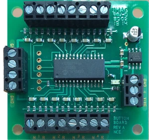 NCE Button-Board ~ New ~ Local 16 Push Button Add-On For Switch8-Mk2 ~ 5240152 - Picture 1 of 1