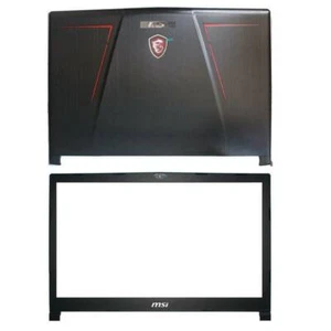 For Laptop LCD Back Cover & LCD Front Bezel MSI GE73 GE73VR 7RF-006CN MS-17C1 - Picture 1 of 3
