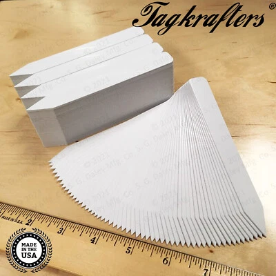 PREMIUM 5" X 5/8" Plastic Pot Stakes Plant Marker Labels Nursery Tags *USA MADE* - Image 1 of 4