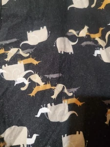 Lularoe OS One Size Black Brown Grizzly Bear Geometric Print Leggings - Picture 1 of 3