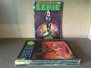 EERIE MAGAZINE 1-9 COMPLETA 1969 LOTTO FUMETTI COMICS IN LINGUA STRANIERA - Picture 1 of 3