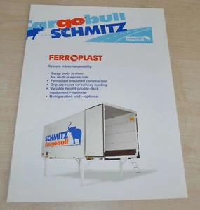 Remolque Schmitz Cargobull ferroplast empresa camión folleto folleto EN - Imagen 1 de 3