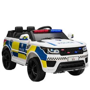 12V Kids Electric Police Car Ride-On Toy Bluetooth Siren Lights Remote Control - Picture 1 of 12