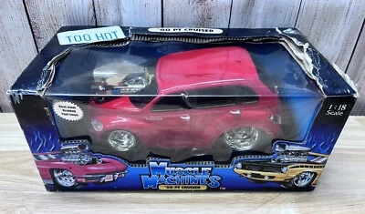 2000 PT Cruiser RED Muscle Machines Diecast Scale 1:18 Funline 2001 NIB Bad Box - Image 1 of 4