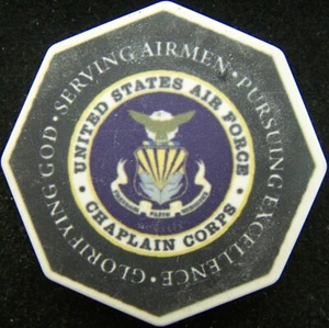 455th Air Expeditionary Wing US Air Force Chaplain Corps Challenge Coin Chip - Picture 1 of 2
