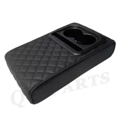 Funda Almohadilla Reposabrazos Negra Consola Central Caja Cojín Protector Accesorios para Coche Foto 1 de 3