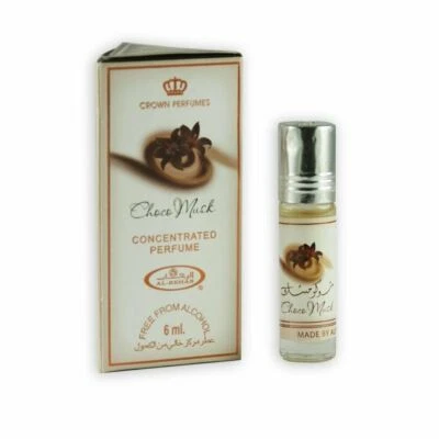 Al Rehab Choco Musk Attar No Alcohol perfume Oil Long Lasting Fragrance 6ml + FS - image 1 of 3