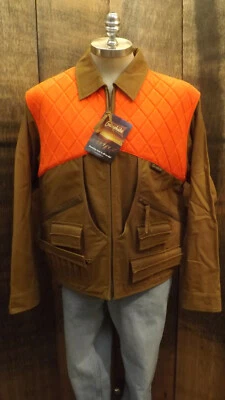 Vtg NOS GameHide Front Loading Pheasant/Bird Hunting Field Jacket sz L  - Image 1 of 4