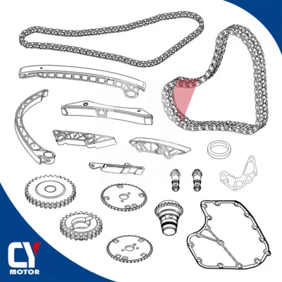 Kit De Cadena Distribución Para Ram ProMaster 1500 2500 Base DS 3.0L TD L4 Diesel Foto 1 de 4