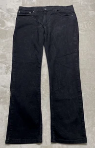 Levi's 511 Jeans Men's 38x30 Slim Fit Taper Leg Stretch Black Denim - Picture 1 of 13
