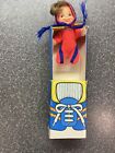 Tiny 3" Vintage Mattel Shoe Box Baby Doll in Red With Box 1978