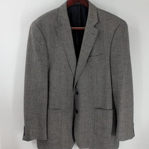 Abrigo Blazer Deportivo Nautica Solapa con Muescas 2 Botones Frontal Lana Gris Espiga 44L - Imagen 1 de 9