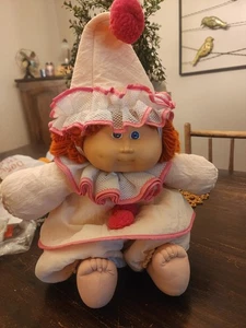 Cabbage Patch Kids Clown Doll Red Hair - Coleco Vintage 1980s Circus Kids - Picture 1 of 19