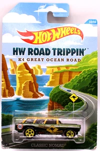 Hot Wheels 2014 Road Trippin' #12 1955 Classic Nomad met. green/yellow yel5spk's - Picture 1 of 4