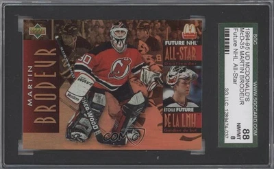 1994-95 Upper Deck McDonald's Martin Brodeur #McD-35 SGC 88 HOF - Image 1 of 2