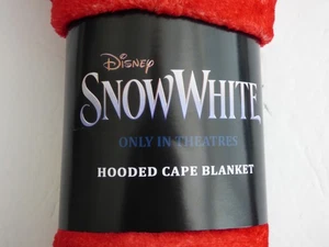 Disney Schneewittchen Film Kindergröße Cape Decke mit Kapuze Brandneu - Bild 1 von 3