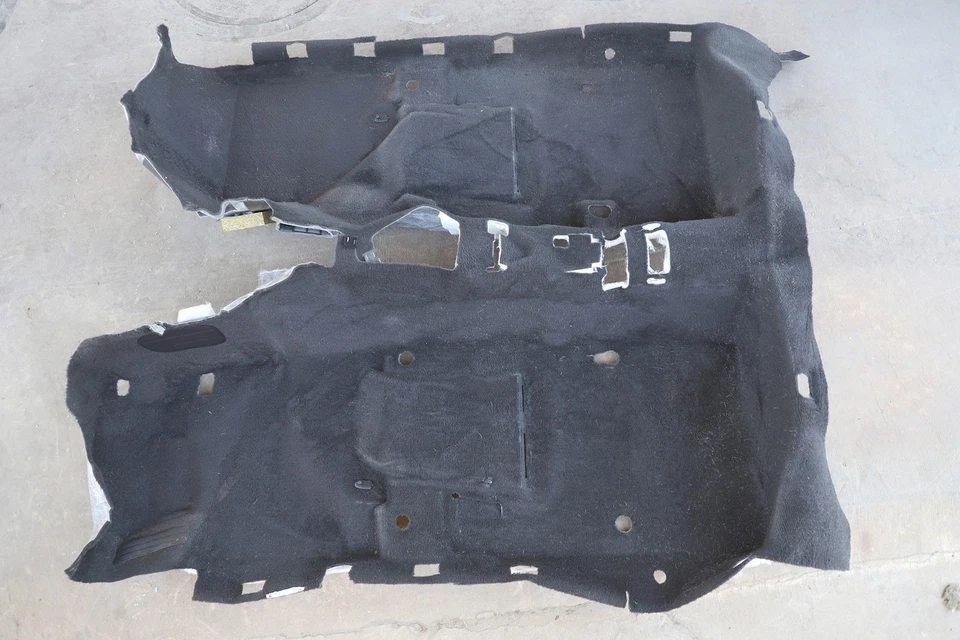 Alfombra de piso completo negra Infiniti FX35 09-12 74902-1CA0A, B013, OEM, 2009, 2010,  Foto 1 de 4