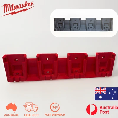 MILWAUKEE 18V M18 Fuel 4-battery Holder Mount Bracket Storage Accessory AUS - image 1 of 4