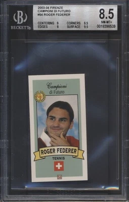 2003 Firenze Campioni di Futuro Roger Federer #54 BGS 8.5 - Image 1 of 2