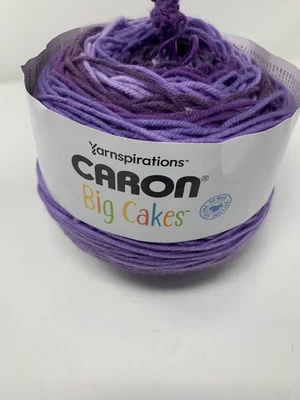 Yarnspirations Caron Big Cakes 150 Grape Jelly 100% Acrylic Crafts - HALF SKEIN - Image 1 of 4