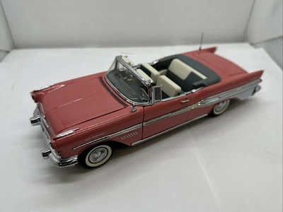 Franklin Mint 1957 Pontiac Bonneville, 1:24 Scale, Boxed, Great Condition Bx3 #2 - Image 1 of 4