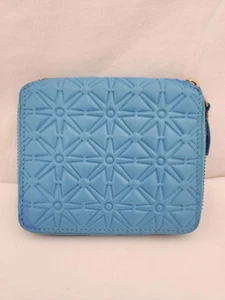 Comme Des Garcons blaue geprägte klassische Leder Geldbörse - SA210E-A (defekt) - Bild 1 von 11