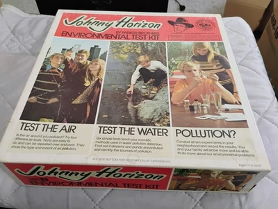 Vintage 1970's Johnny Horizon Enviromental Test Kit By Parker Bros Missing Pcs - Image 1 of 4