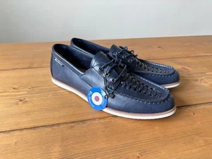 Ben Sherman Mens Miami Derby Blue Lace Up Casual Deck Shoes Size UK 8 - Picture 1 of 16
