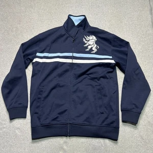 Ecko Unlimited Royal Rhino Jacket Mens Large Navy Blue Full Zip Y2K Performance - Picture 1 of 8