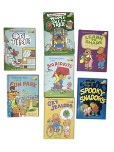 Berenstain Bären Konvolut 7 Hardcover Bücher 90er Vintage Kinder Kids Jugend Medien - Bild 1 von 9