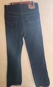 Levis 517 Jeans Men Sz 40x34 Blue Denim Dark Wash Boot Cut Rodeo Western Cowboy - Picture 1 of 12
