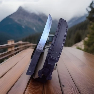 Cuchillo de hoja fija Cold Steel Recon Tanto en muy buena condición-1 San Mai 三枚 hoja hecha en Japón Foto 1 de 3