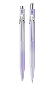 Caran d'Ache 849 Blooming Lavender Pen and 0.5mm Pencil Set Special Edition NEW - Picture 1 of 1