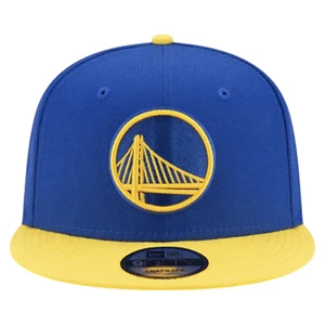New Era Golden State Warriors NBA 9FIFTY 2Tone Flat Bill Snapback Cap Hat - Picture 1 of 3