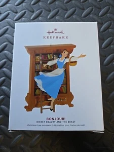2019 Hallmark Keepsake Ornament Bonjour Disney Beauty And the Beast Belle B6 - Picture 1 of 6