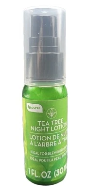 Loción de noche b-Pure Tea Tree 1 fl. oz. Ideal para piel manchada tamaño de viaje nuevo Foto 1 de 2