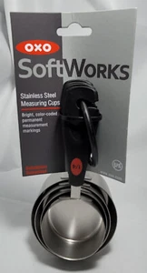 NEW OXO SoftWorks Stainless Steel Measuring Cups - Picture 1 of 2