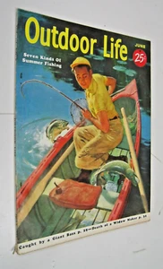 Outdoor Life Fishing Hunting Magazine June 1955 - Foto 1 di 1