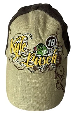 Gorra Chase Authentics Kyle Busch #18 M&M Racing NASCAR con tirantes - EXCELENTE Foto 1 de 4